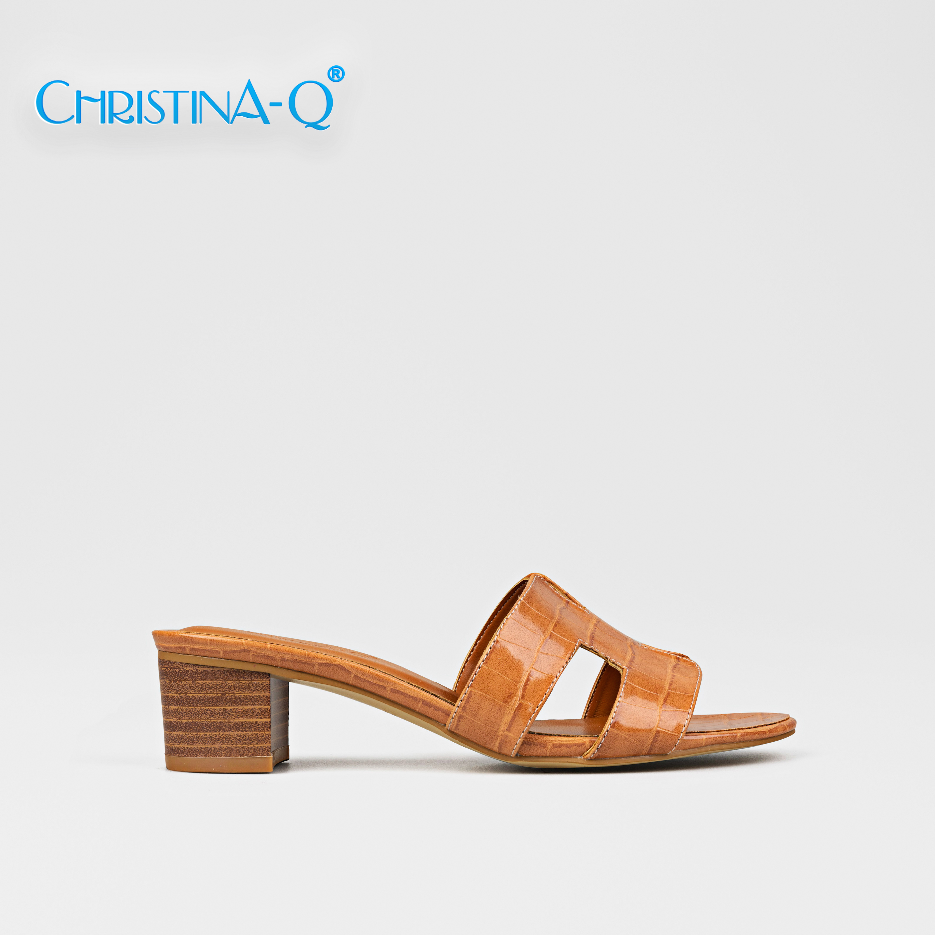 Guốc nữ gót vuông ChristinA-Q GUN075