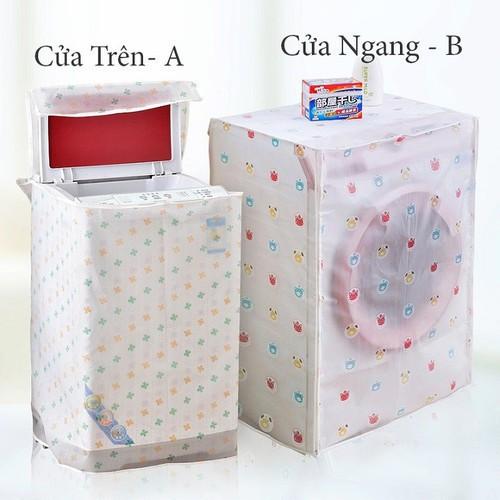  Áo trùm máy giặt vỏ bọc loại cửa trước ngang & trên đứng 7/8/9kg 