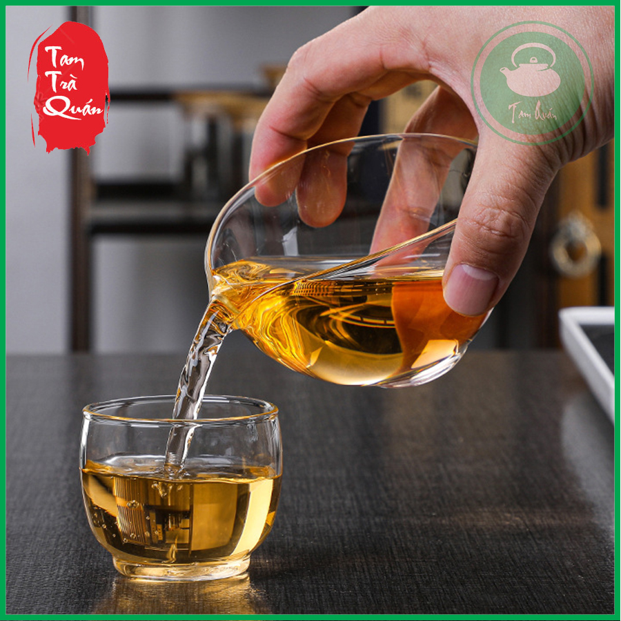 Tổng trà thủy tinh chịu nhiệt 180ml