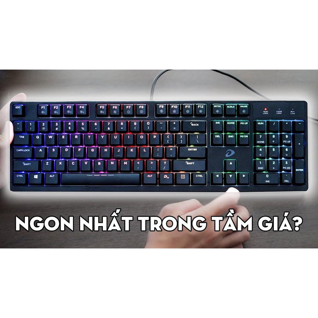 Bàn phím cơ DAREU EK1280 104KEY (RGB, Blue/ Brown/ Red D switch) Hàng Chính Hãng