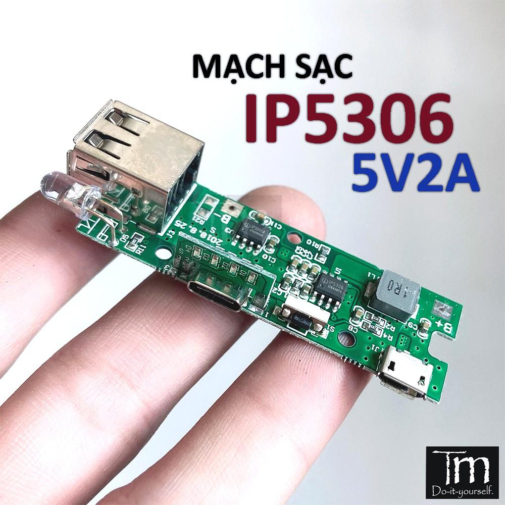 Mạch Sạc Dự Phòng 5V2A 2 Cổng Mới