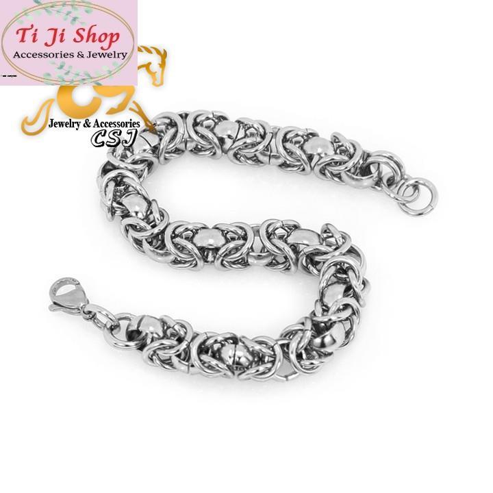 LẮC TAY – VÒNG TAY INOX NAM KIỂU THÁI ĐẸP GIÁ RẺ