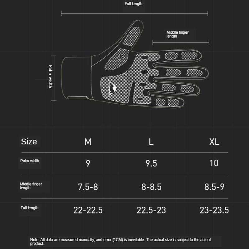 Găng tay xe đạp tự nhiên Full Finger chống trượt MTB Găng tay xe đạp nam Color: Army Green Size: XL