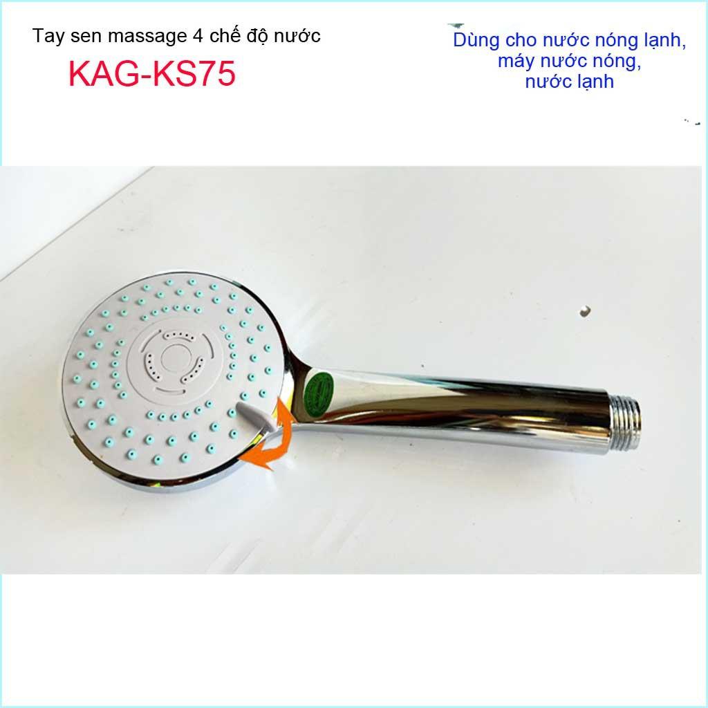 Vòi sen tắm cao cấp KAG-KS75 trọn bộ, Best Sales shower head vòi sen tia nước mạnh sử dụng tốt