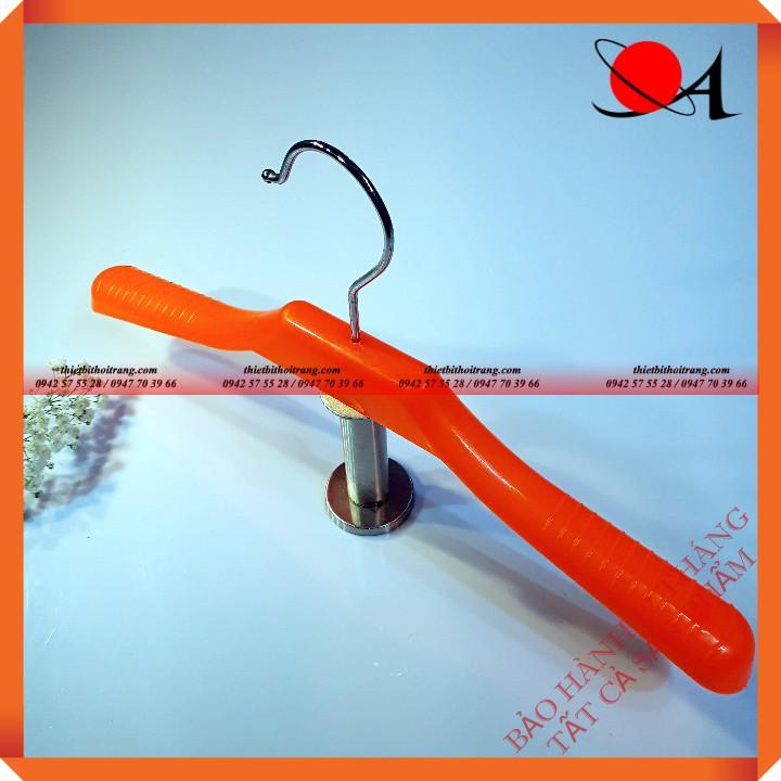 Bộ 25 Móc Áo Nhựa Trẻ Em Màu Cam Vai To Đa Năng