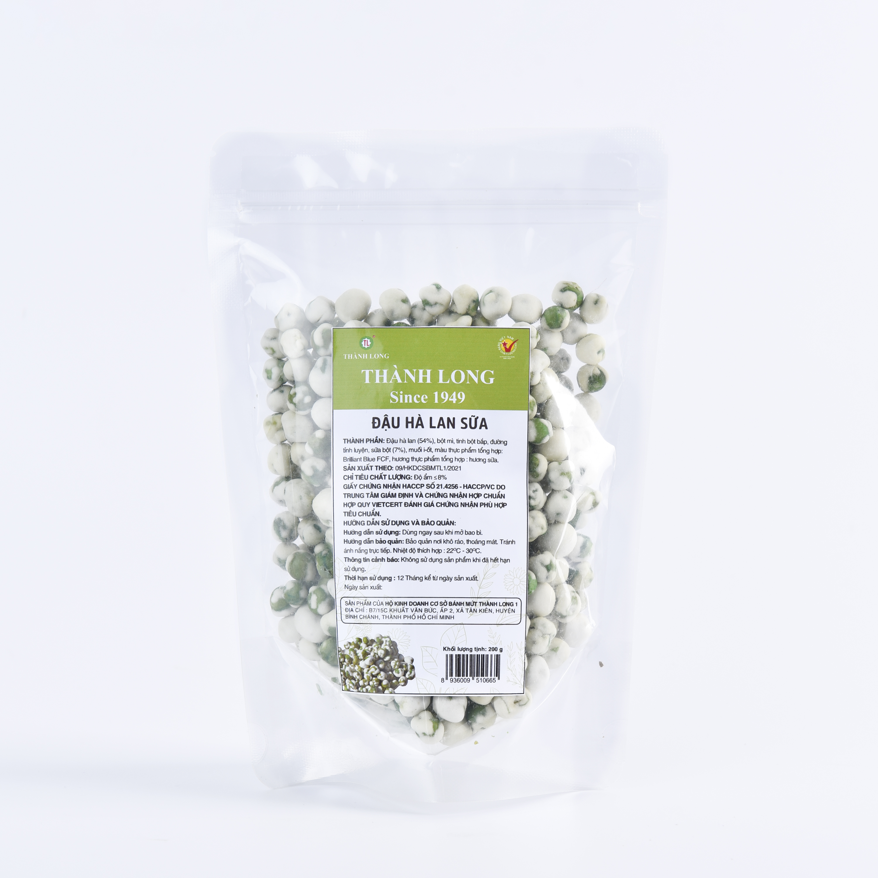 ĐẬU HÀ LAN SỮA THÀNH LONG 500G - VIỆT NAM