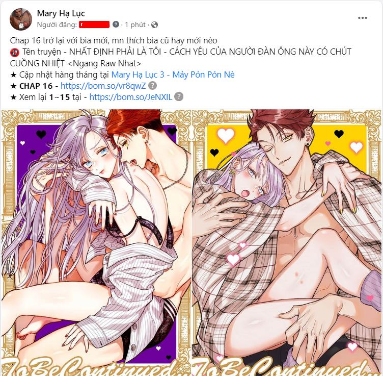 Nhất Định Phải Là Tôi chapter 16.1 - Trang 3