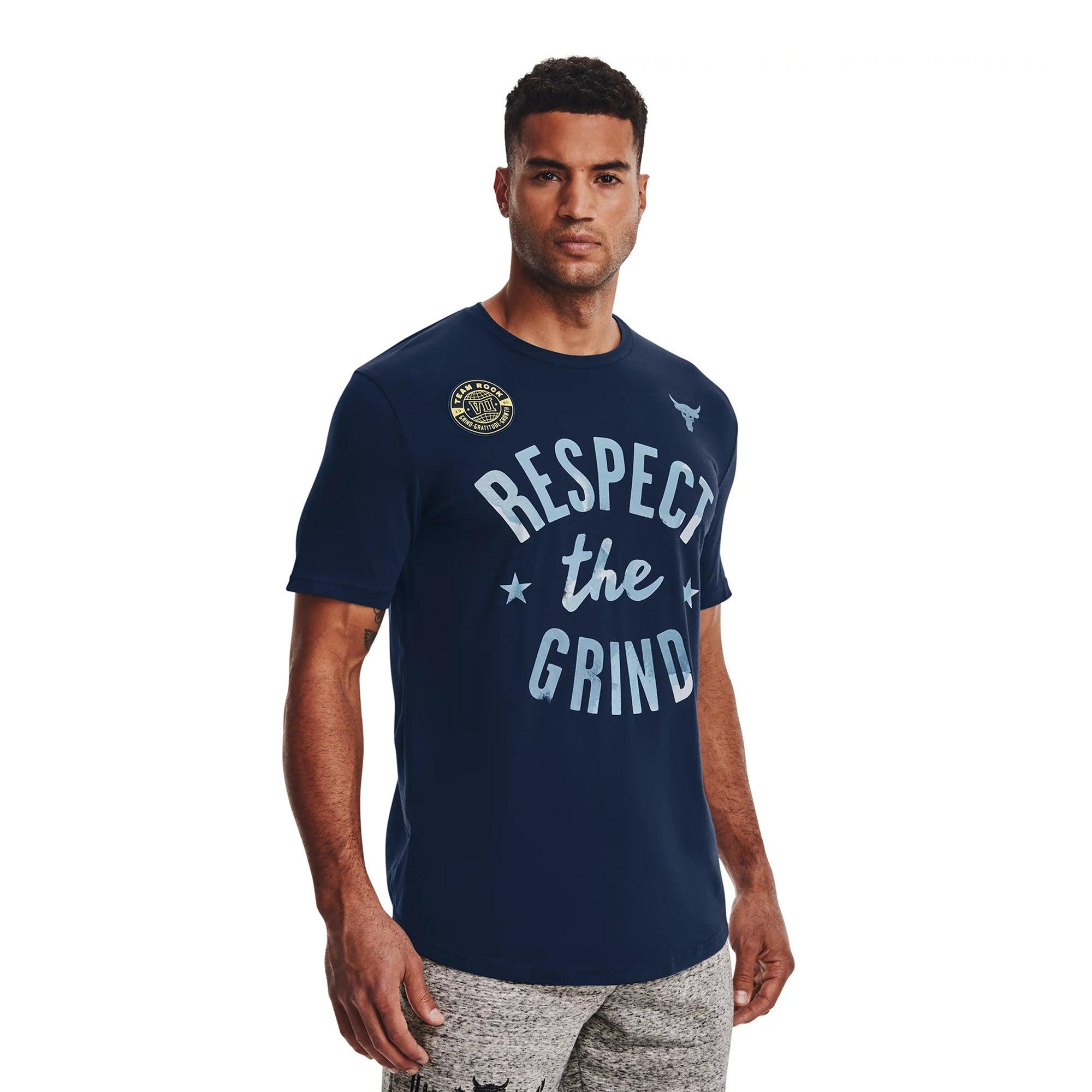 Áo tay ngắn thể thao nam Under Armour Project Rock The Grind - 1370479-408