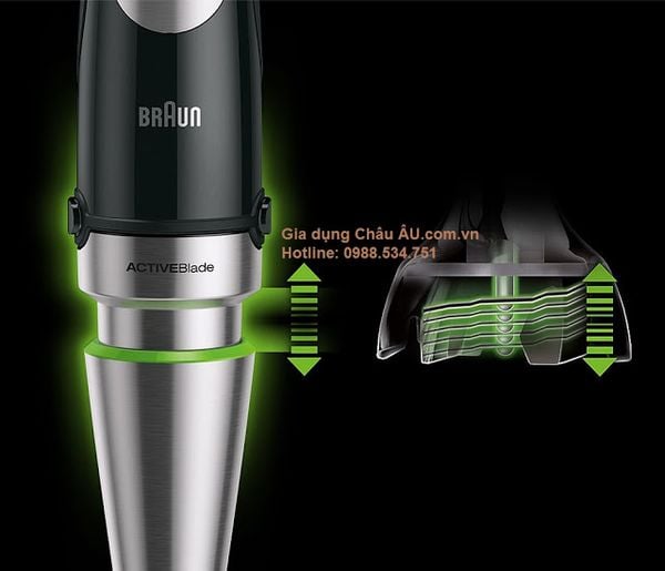 Máy xay cầm tay Braun MQ7045X - Hàng Chính Hãng