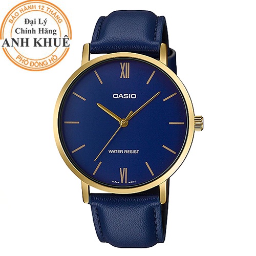 Đồng hồ nam dây da Casio Anh Khuê MTP-VT01GL-2BUDF