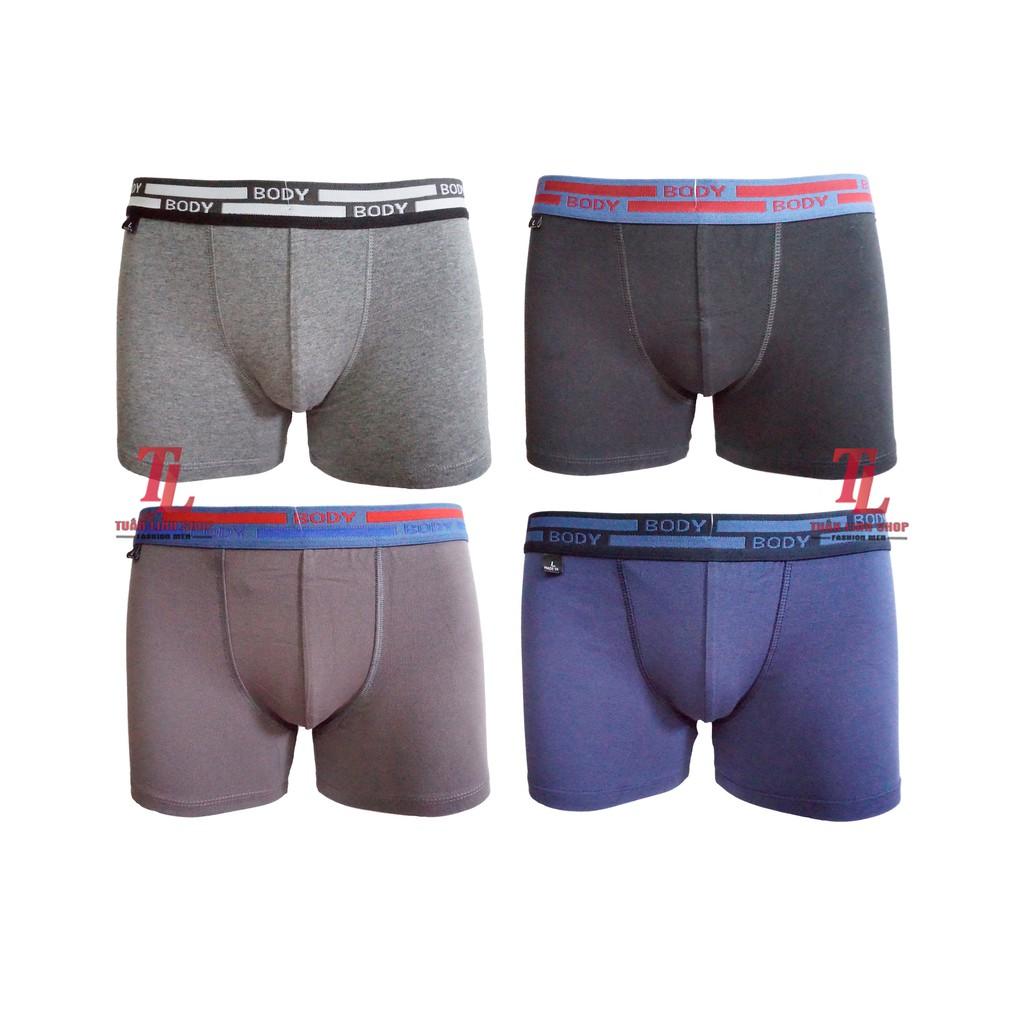 COMBO 4 QUẦN SỊP ĐÙI NAM CAO CẤP THUN COTTON BODY