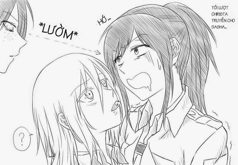 đại chiến titan - doujinshi về các cô gái chapter 60 8