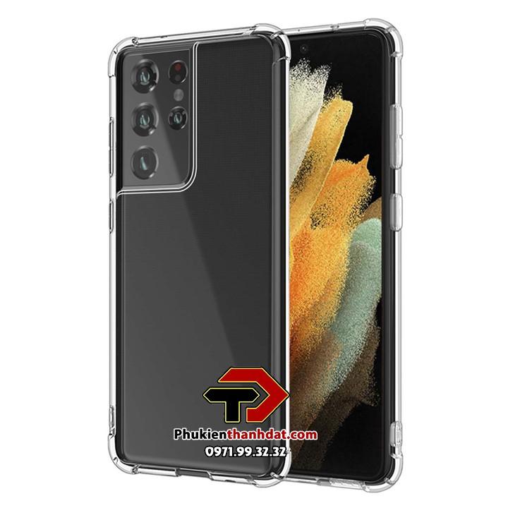 Ốp lưng trong suốt chống sốc dành cho SamSung S21, S21 Ultra, S21+ Plus