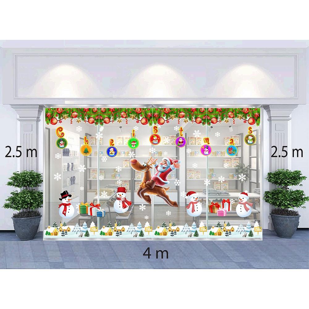DECAL TRANG TRÍ NOEL 2021 COMBO SỐ 14