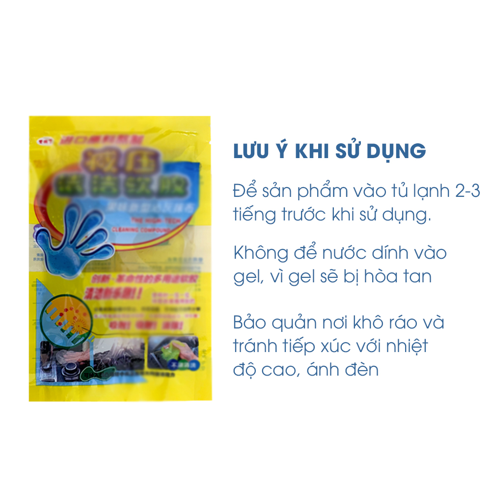 Gel vệ sinh bàn phím đa năng, vệ sinh nội thất ô tô, chất liệu tự nhiên, làm sạch bụi bẩn nhanh chóng TÂM LUÂN Chổi lau tẩm dầu - Hàng chính hãng