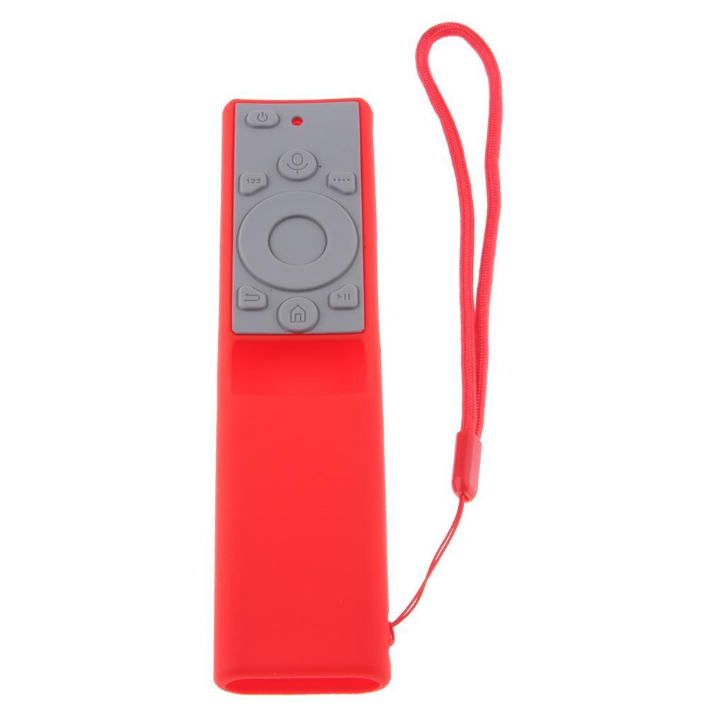 Silicone Rubber Case Cover For TV Samsung BN59-01265A Red + Gray