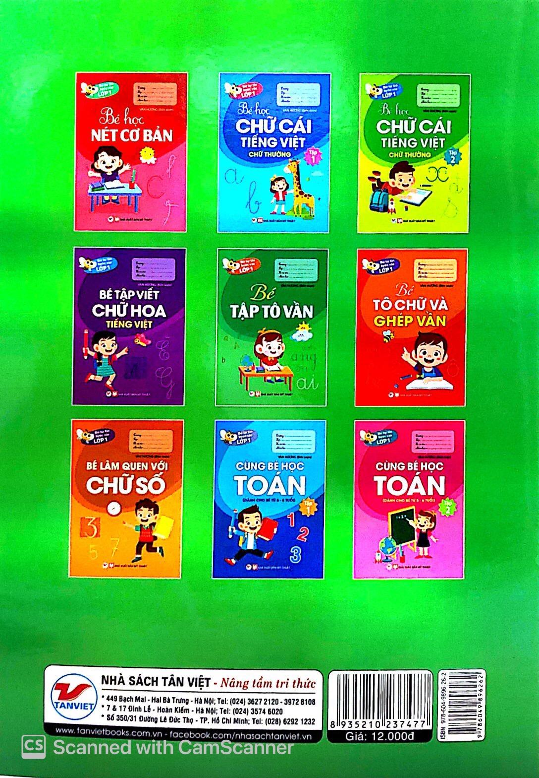 Bé Tự Tin Vào Lớp 1 - Bé Tập Tô Vần