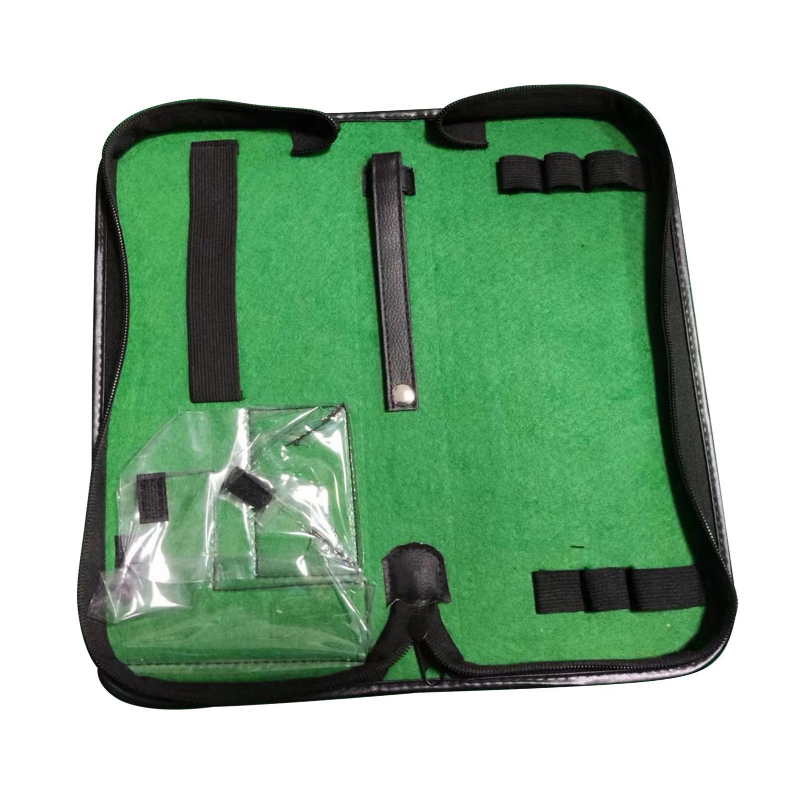 PU Leather Pouch Carrying Bag Lightweight Container Case Golf Putter Set Bag