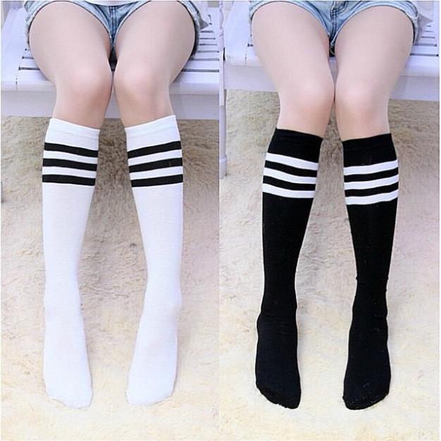 Tất bốt len kẻ sọc phong cách trẻ trung nhiều size