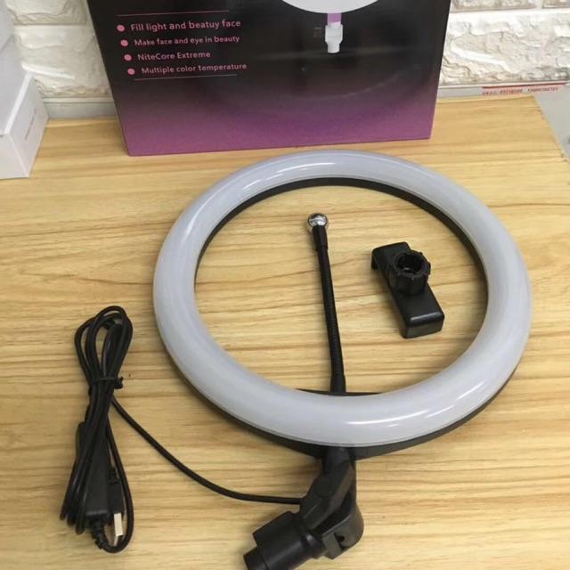 Đèn led livestream 26cm mã zd666 + chân dài 2m1