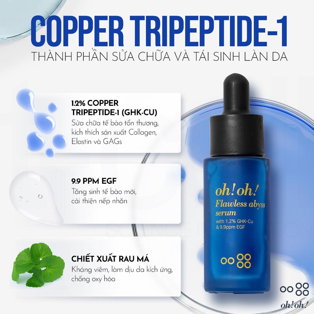 Tinh Chất Giảm Sẹo Lõm oh!oh! Flawless Abyss Serum