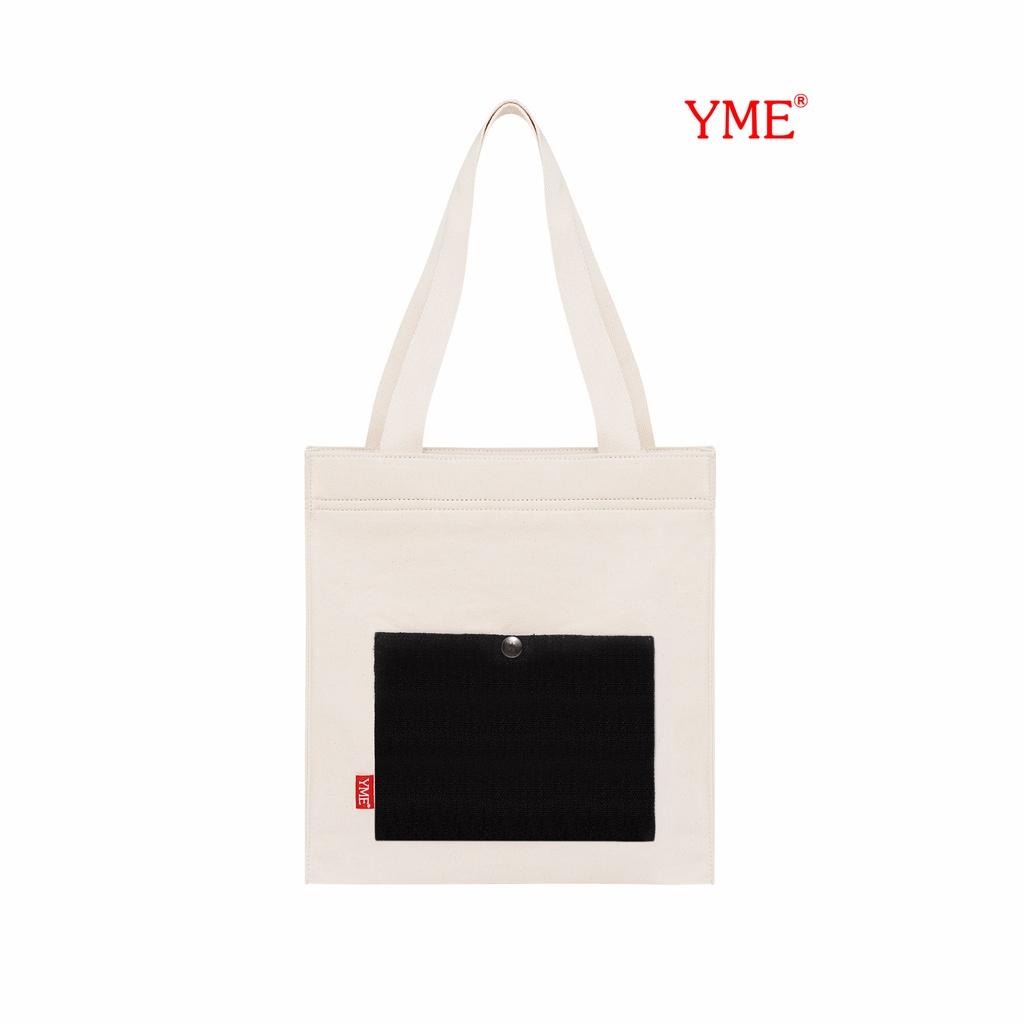 Túi tote vải canvas cao cấp có khóa miệng dành cho cả nam và nữ đi học đi làm đi chơi rất tiện dụng