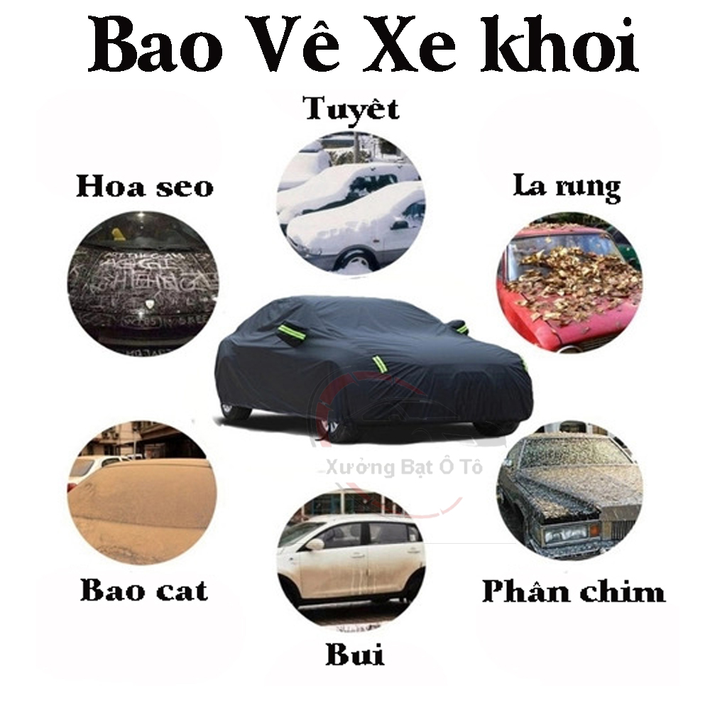 Bạt Phủ Xe Ô Tô 3 Lớp Chất Liệu Polyester Cao Cấp Cho Xe NISSAN TERRA, Bạc Phủ Trùm Bảo Vệ Che Nắng, Chống Nóng, Che Mưa Tuyệt Đối 100%, Bạt Của Xưởng May Theo Kích Cỡ Xe Cam Kết Vừa Xe 100% Và Bảo Hành 2 Năm