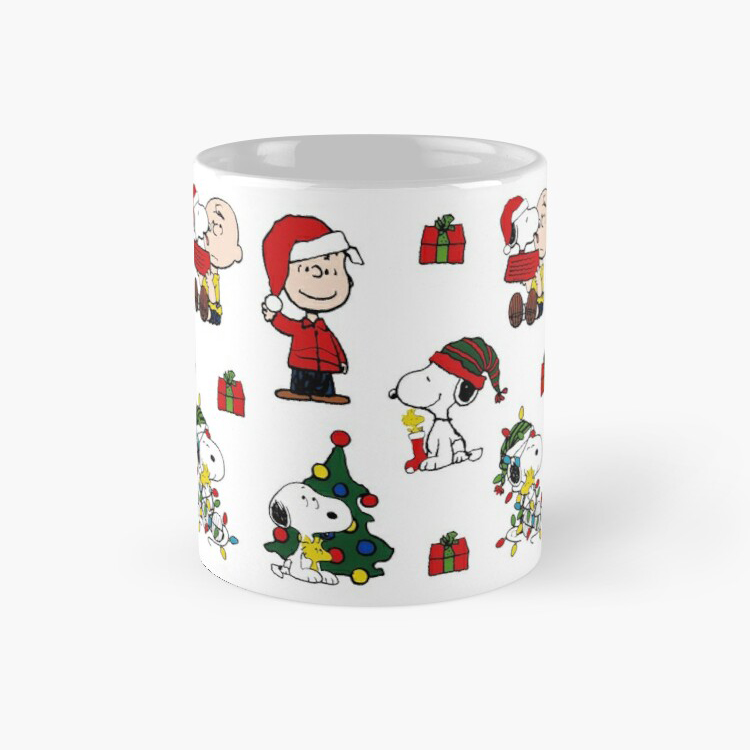 Cốc sứ Noel in hình Charlie Brown và Snoopy