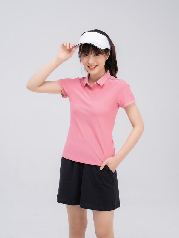 Áo polo nữ YODY phông tay ngắn, cổ bẻ, vải cotton airy cool phong cách thể thao SAN5002