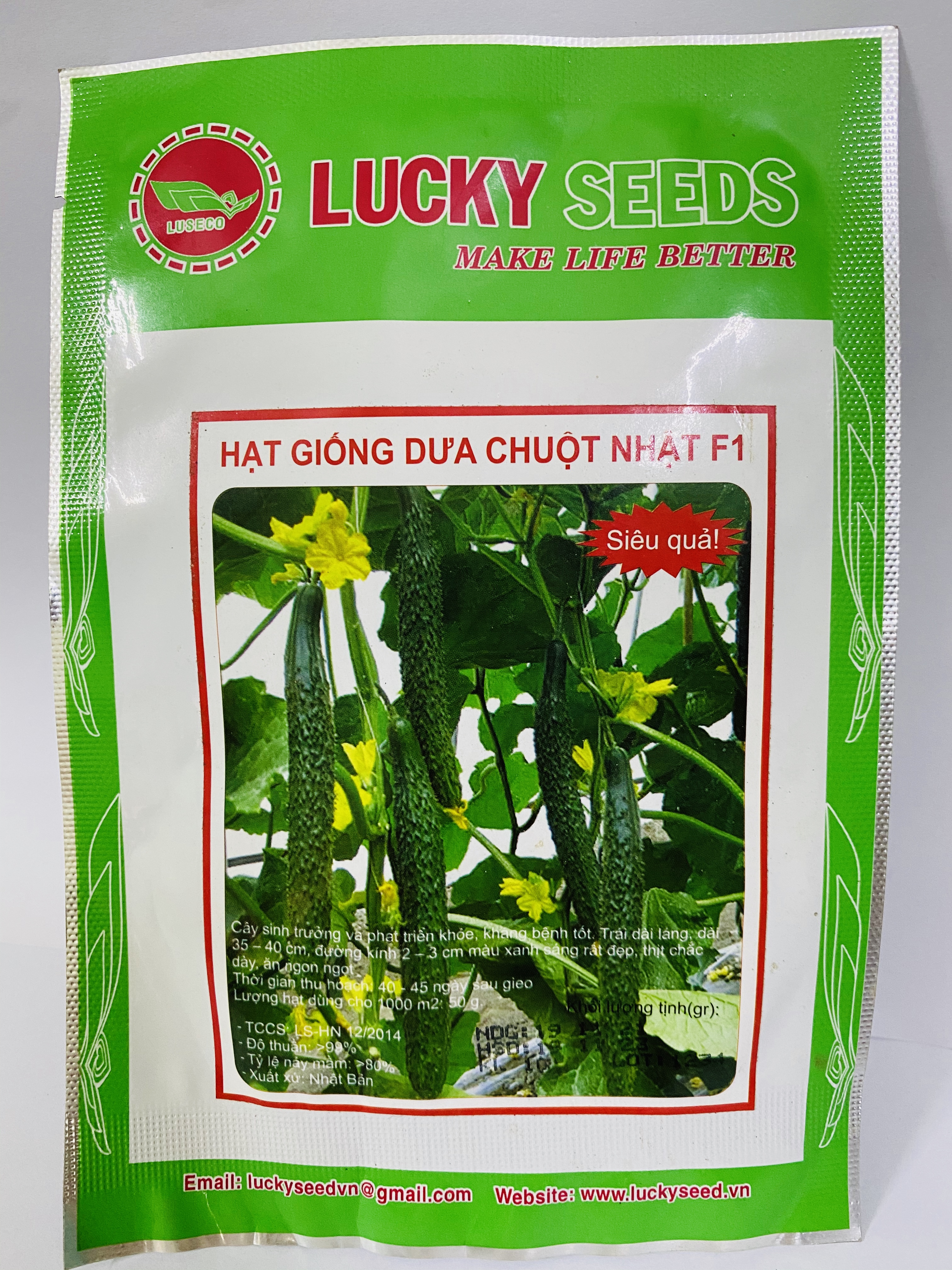 Hạt giống dưa chuột nhật F1