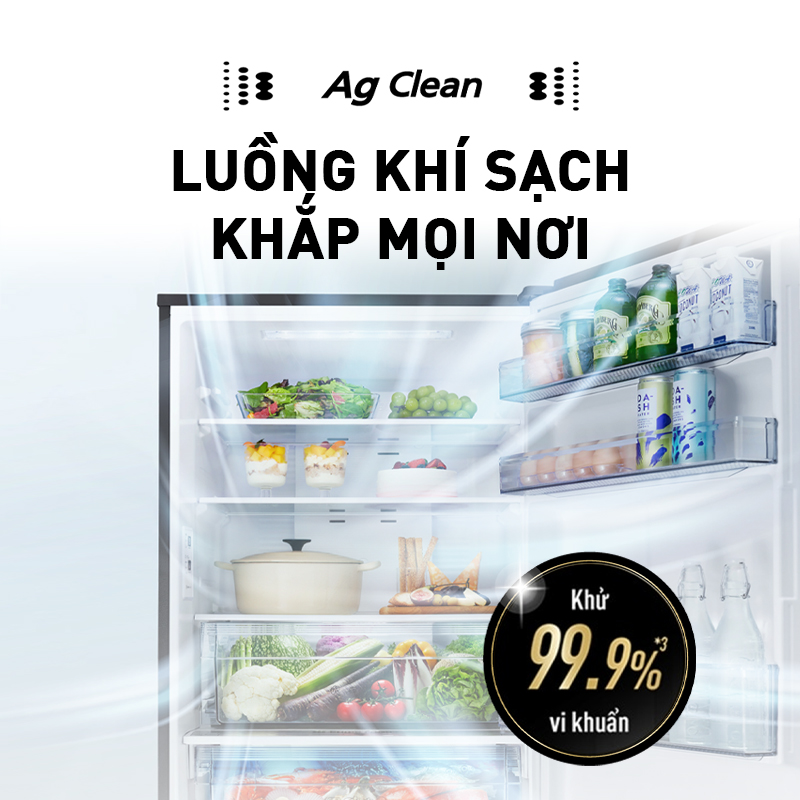 Tủ lạnh Panasonic Ngăn đông mềm diệt khuẩn 420L NR-BX471WGM9 - Tiết kiệm điện với bộ đa cảm biến Econavi - Mặt gương - Hàng chính hãng