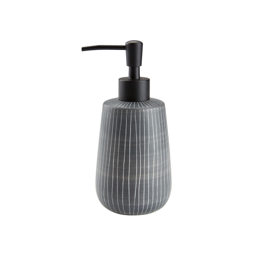 Bình xịt xà phòng | JYSK Hassela | gốm bán sứ | xám | DK8xC18cm