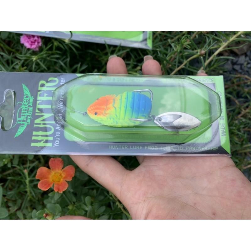Mồi nhái hơi giả câu lure, mồi nhái giả hunter câu cá