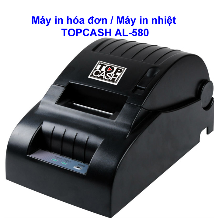 Máy in nhiệt chuyên dụng khổ in 57mm cổng Parallel có 25 chân dùng cho cân điện tử, PC - Nhãn hiệu TOPCASH AL-580P