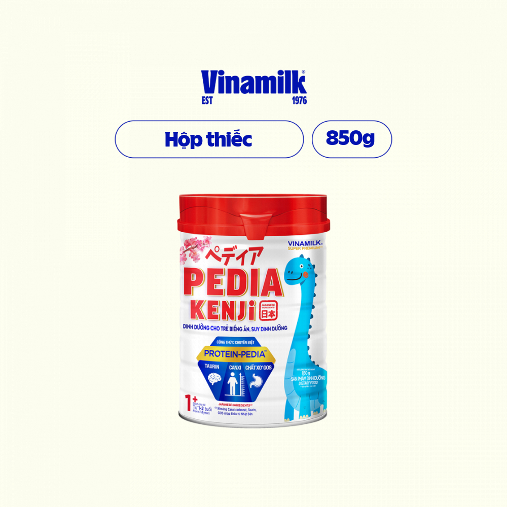 Sữa bột Pedia Kenji 1+ - Hộp thiếc 850g