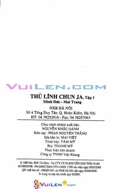 thủ lĩnh chunja chapter 1 168