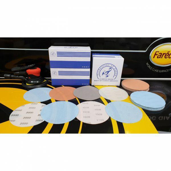 5 Giấy Nhám Đĩa 6 Inches 15 Cm Cao Cấp PACO Hàn Quốc Đế Dán Số Tự Chọn - Trường Thịnh Sài Gòn