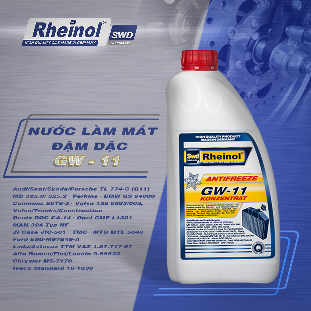 Nước làm mát GW11 đậm đặc 1.5L