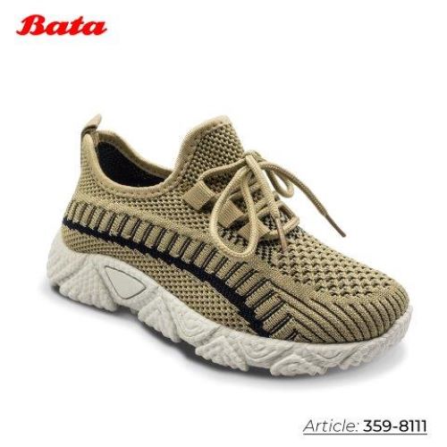 Giày sneaker trẻ em Thương hiệu Bata màu be 359-8111