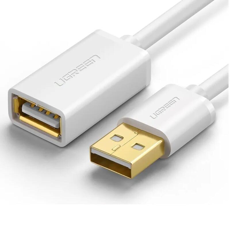 Ugreen UG10884US103TK 3M màu Trắng Cáp tín hiệu nối dài USB 2.0 lõi thuần đồng - HÀNG CHÍNH HÃNG