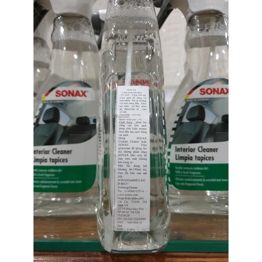 Dung Dịch Vệ Sinh Nội Thất Ô Tô Sonax Interior Cleaner 500ml