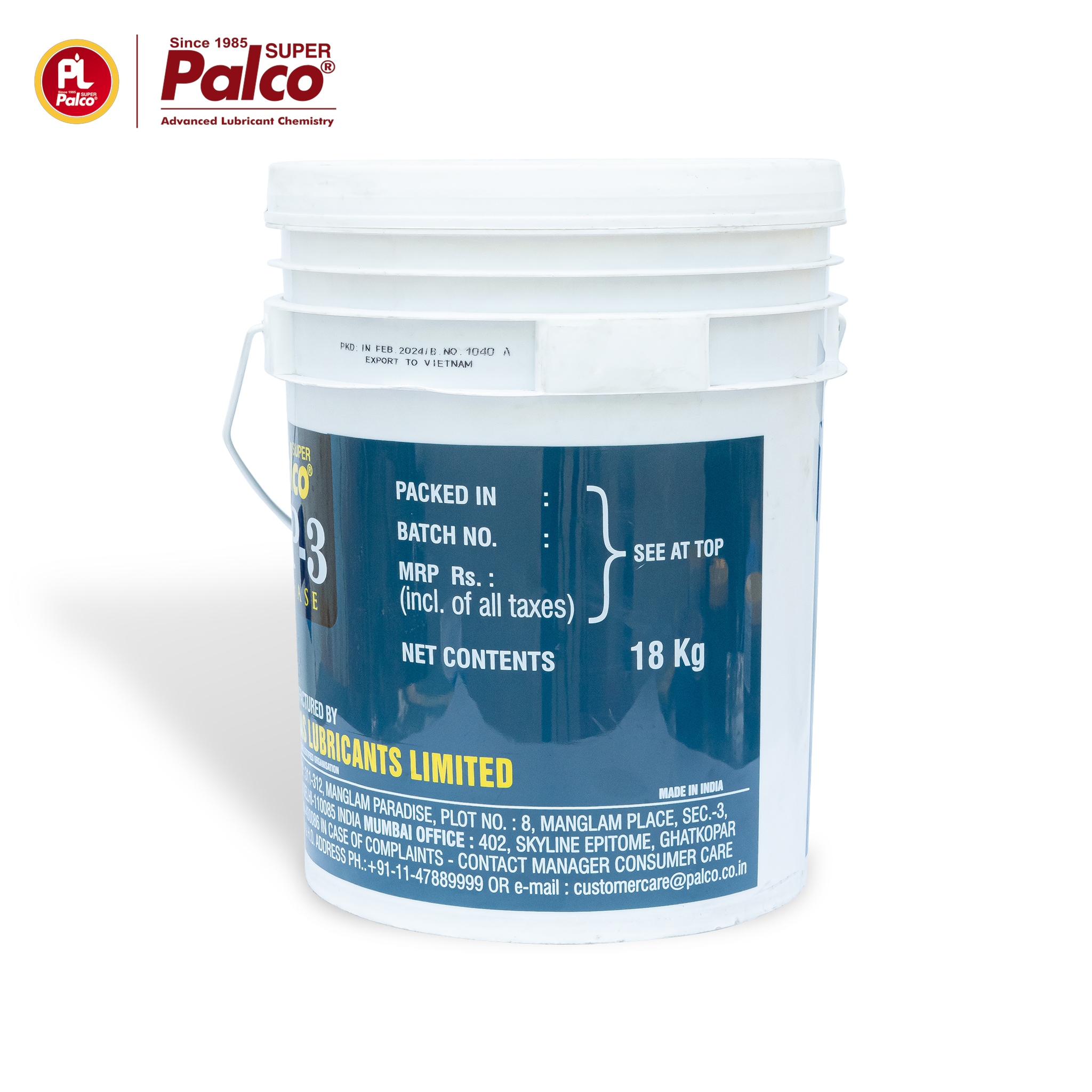 Mỡ Bò Chịu Nhiệt Đa Dụng Gốc Lithium PALCO AP-3 Nhập Khẩu 3 Kg, 5 Kg, Xô 18 Kg