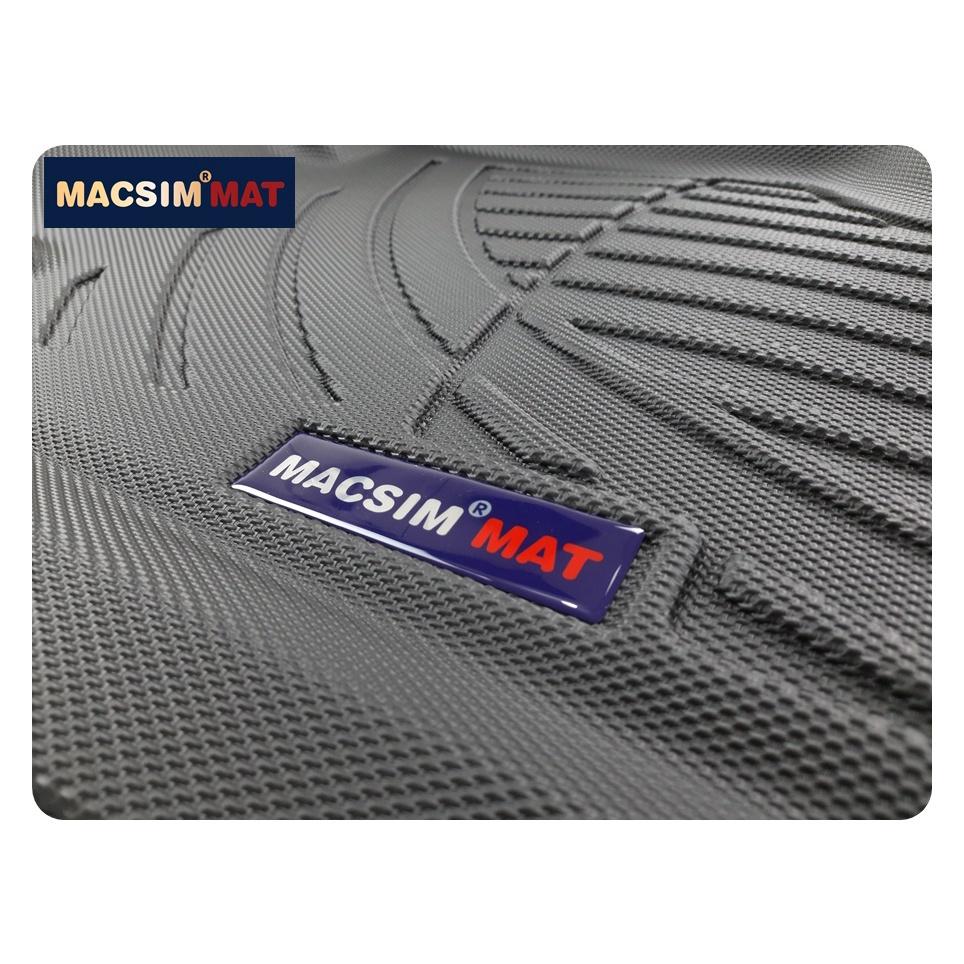 Thảm lót sàn xe ô tô Mitsubishi Pajero Sport 2019 - nay Nhãn hiệu Macsim chất liệu nhựa TPV cao cấp dành cho xe bản 1 cầu