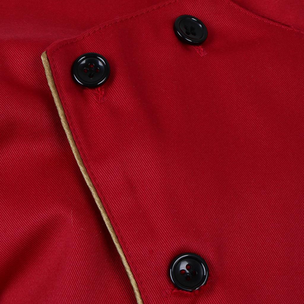 Men Women Stand Collar Long Sleeve Chef Coat Uniform Top4 Colors Choose