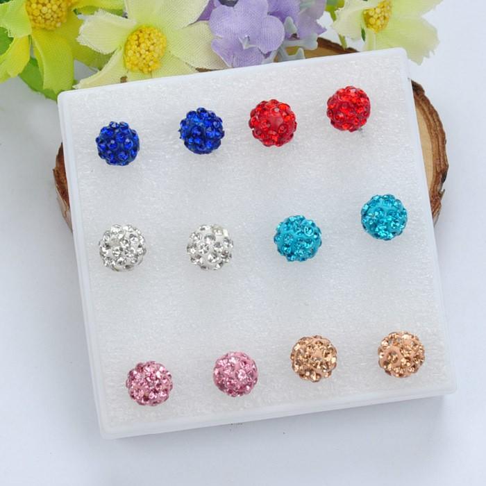 Set 6 đôi bông tai thời trang