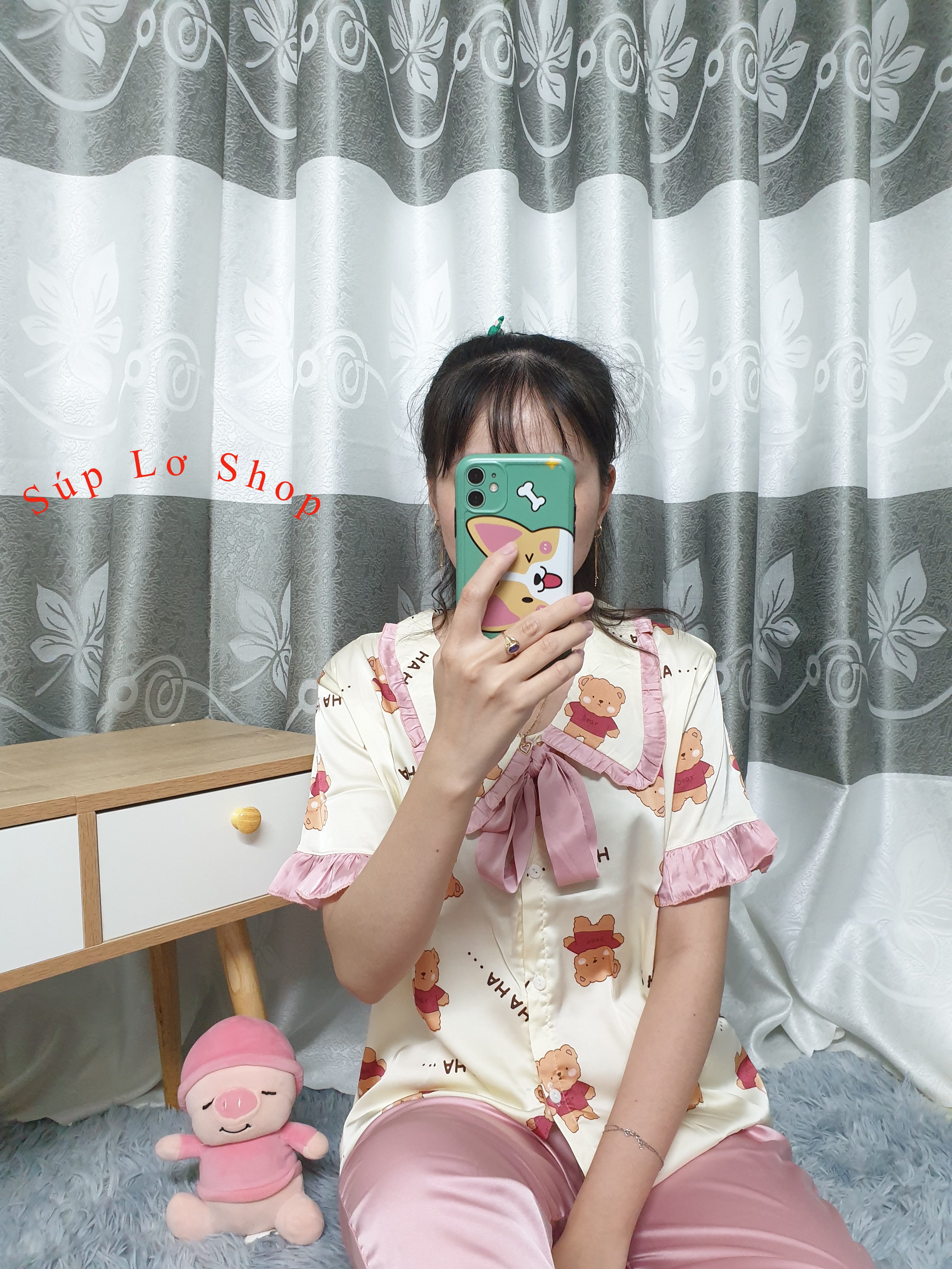 Bộ Đồ Ngủ Nữ Pijama - Vải Lụa Latin Loại 1 Cao Cấp