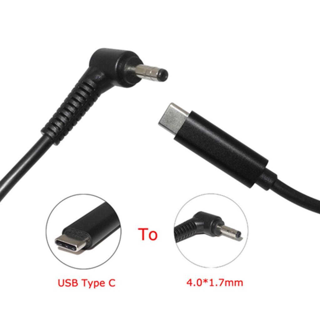 1.5 M USB C to 4.0 X 1.7 Mm Power Adapter, Charging Cable, Power Cord with Power