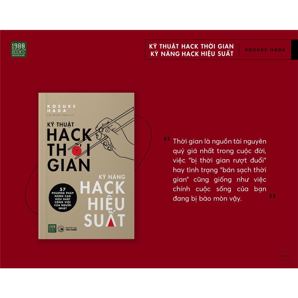 Sách  Kỹ thuật Hack thời gian, Kỹ năng Hack hiệu suất - BẢN QUYỀN