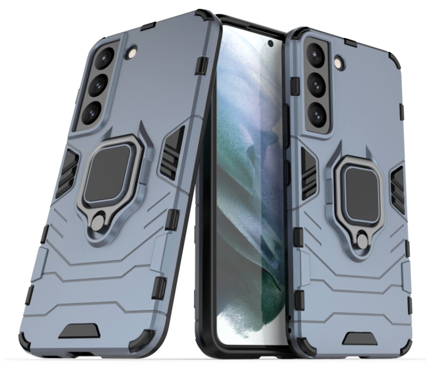 Ốp lưng dành cho Samsung Galaxy S22 iron man chống sốc kèm iring - Hàng nhập khẩu