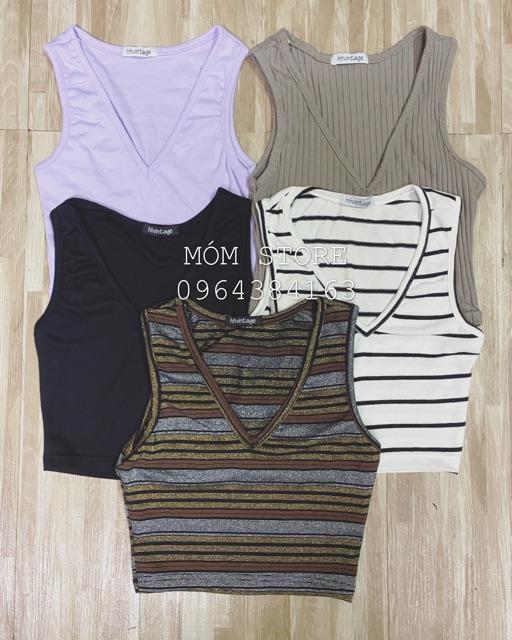 Áo Thun Croptop hàng hiệu Xuất Xịn